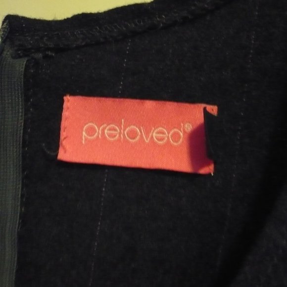 Whimsigoth Wool Knit Red Cap Sleeve Dress - Picture 10 of 13